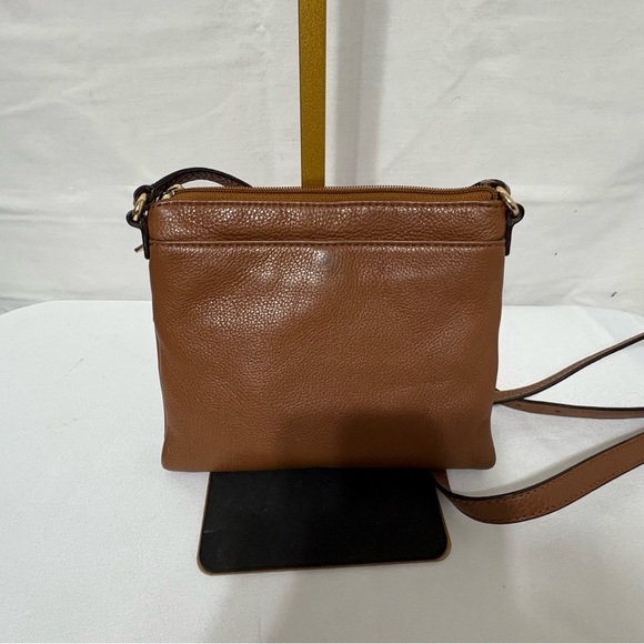 Michael Kors brown leather crossbody bag with gold-tone hardware - Picture 5 of 16